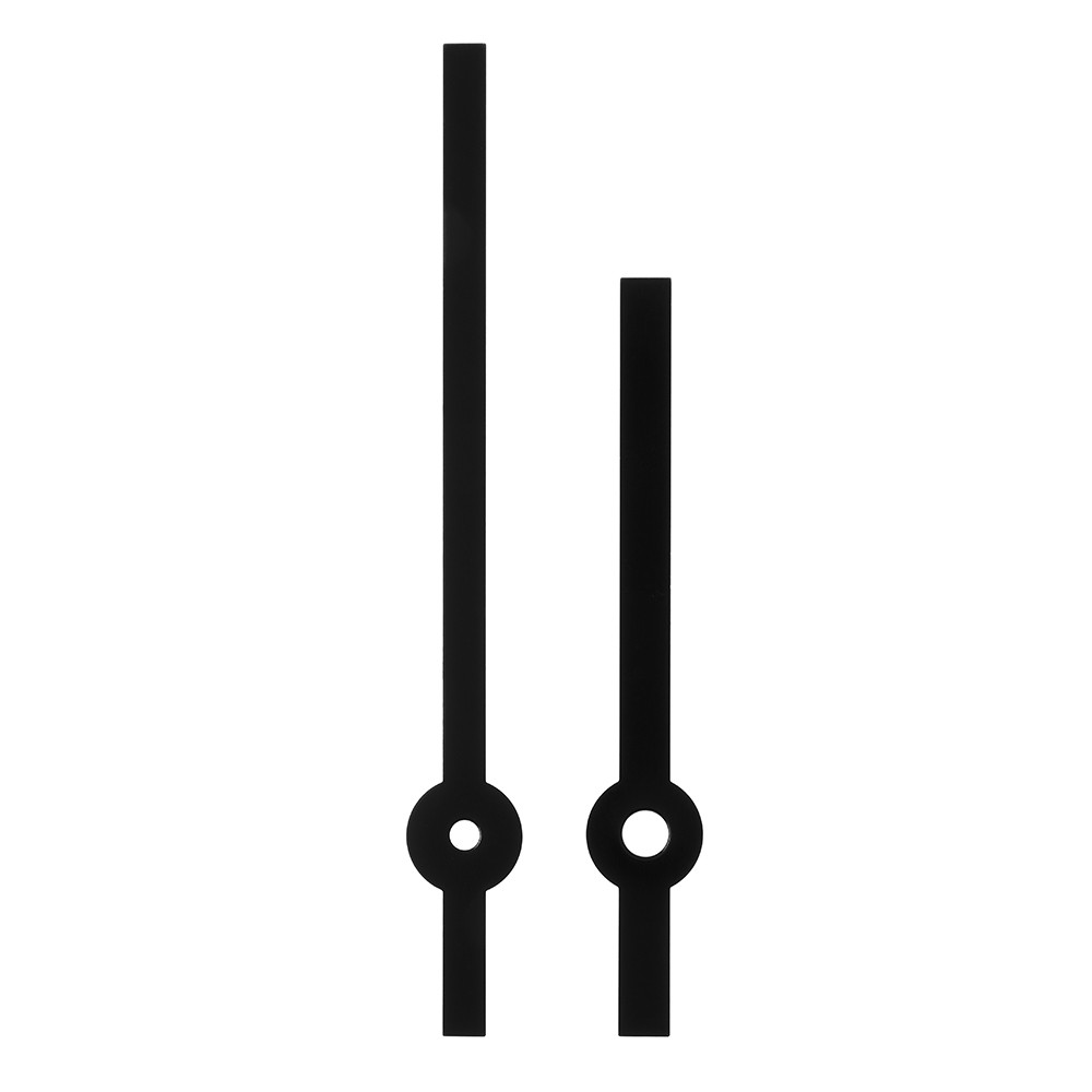 Kovové hodinové ručičky B11 (100 mm, 55 mm) - čierne