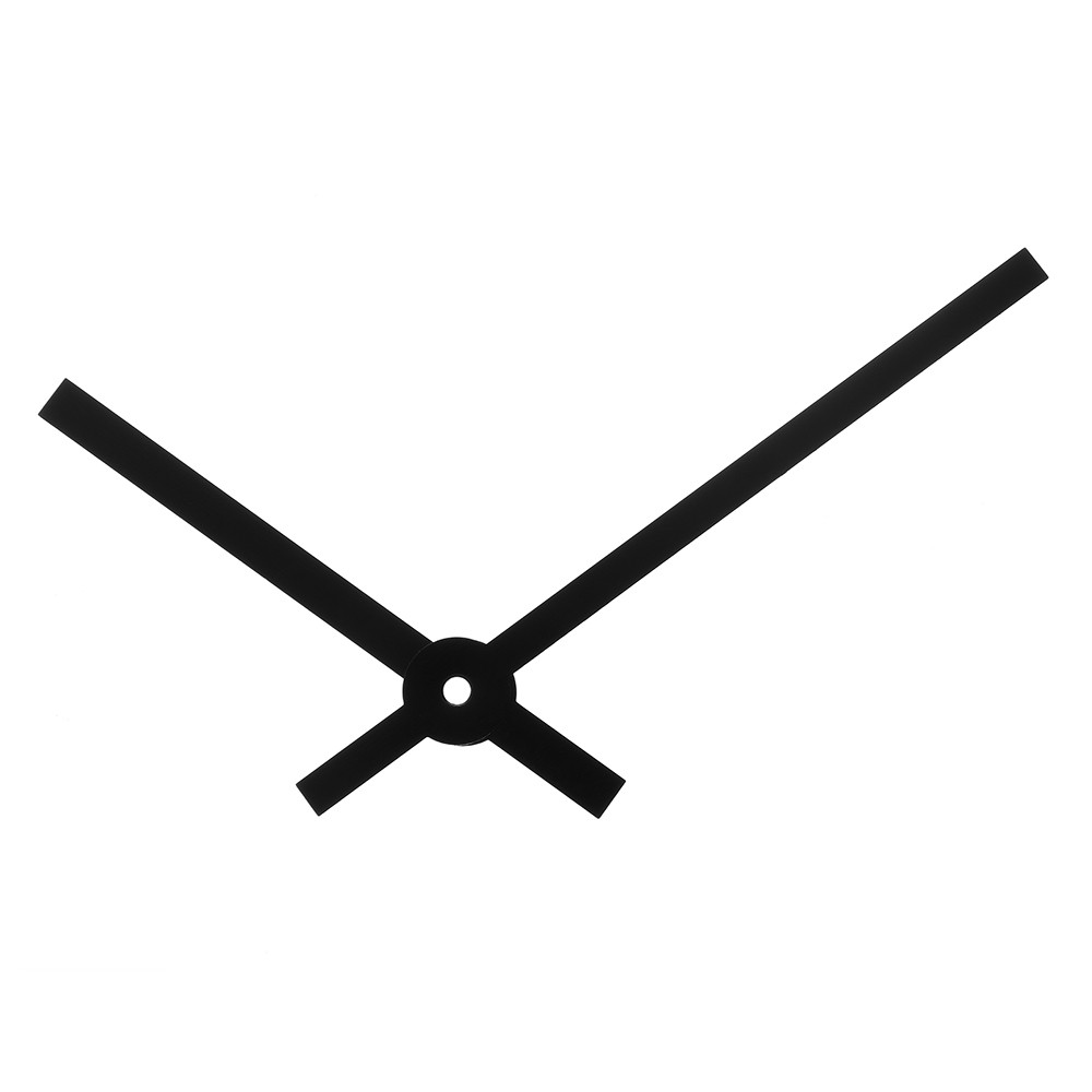 Kovové hodinové ručičky B11 (100 mm, 55 mm) - čierne
