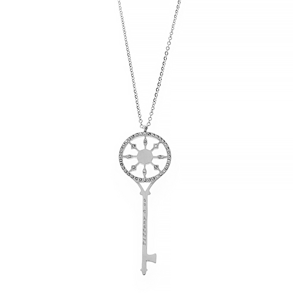 Necklace 7858 - ezüst