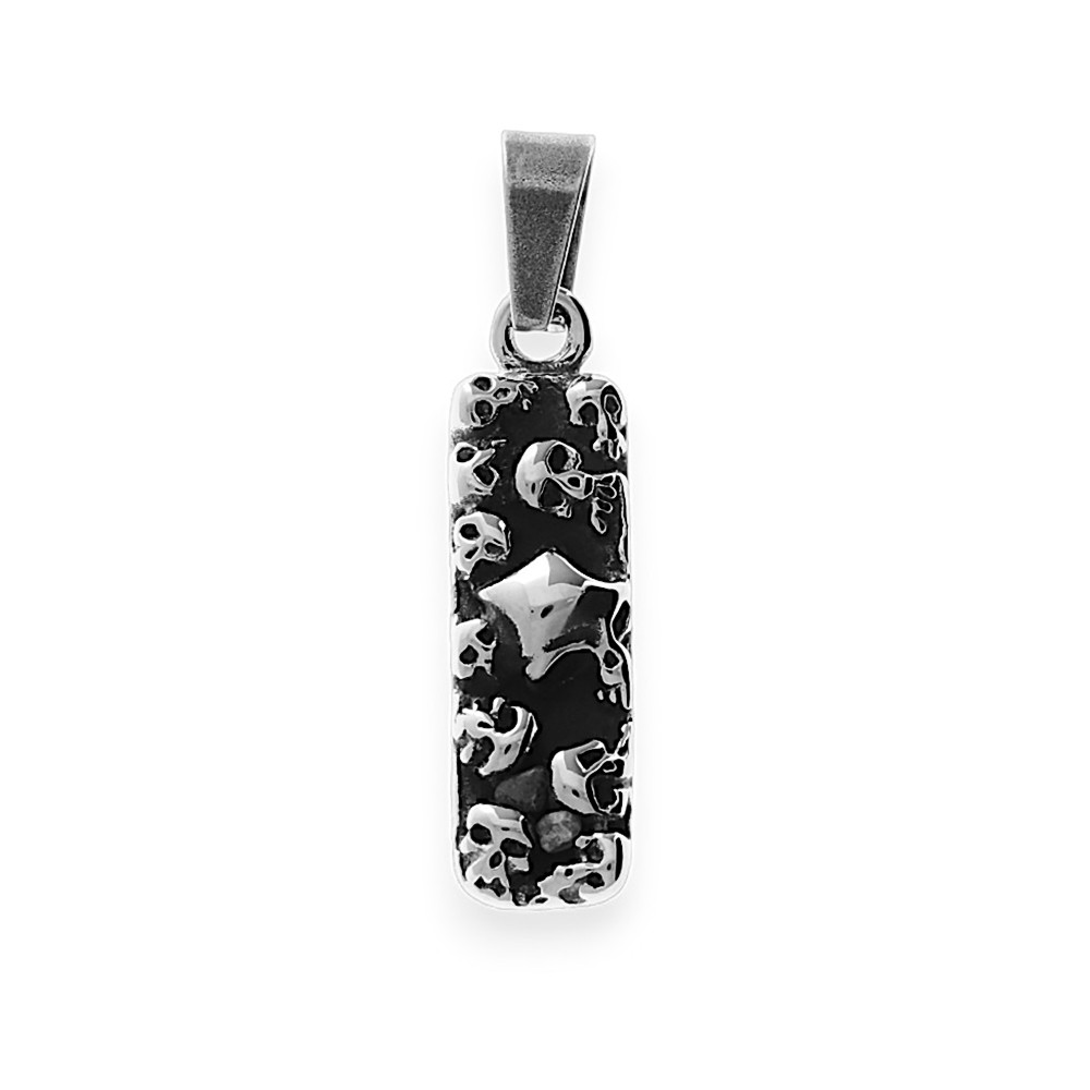 Stainless steel pendant Kabari - silver colour