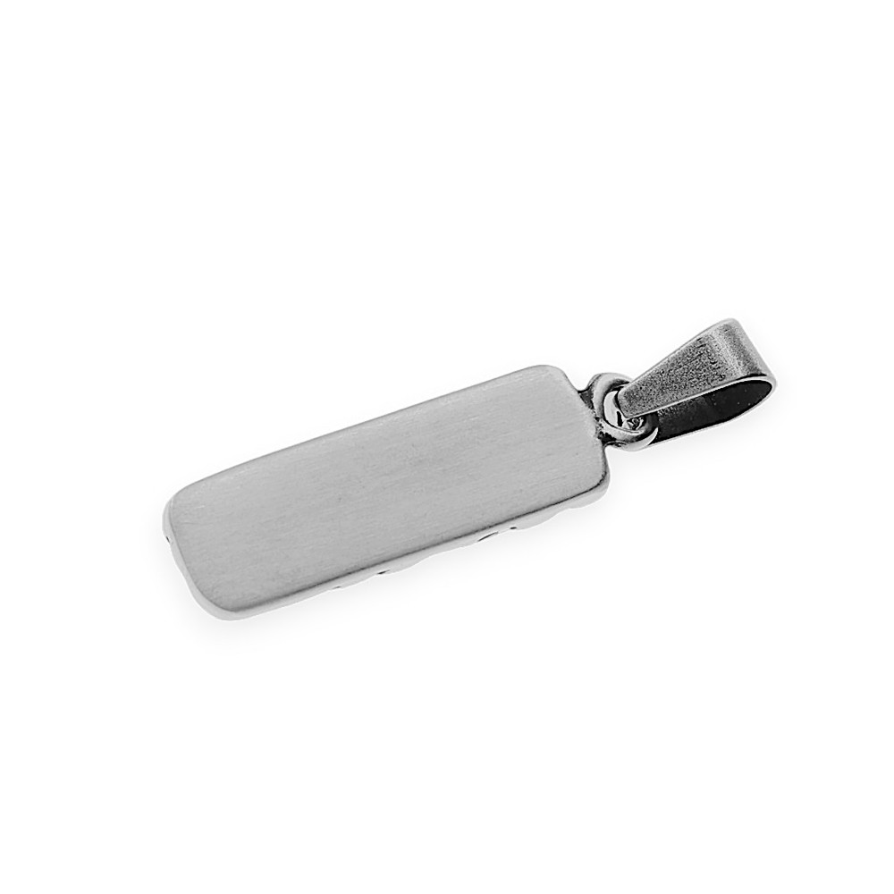 Stainless steel pendant Kabari - silver colour