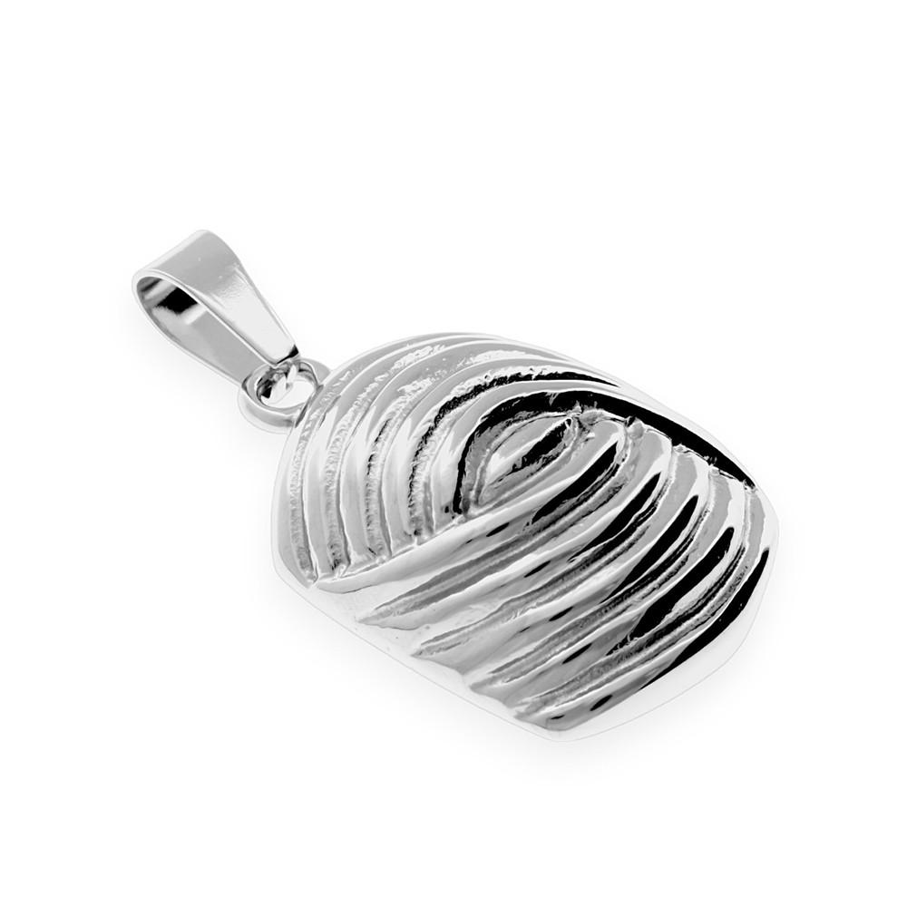 Stainless steel pendant Louise - silver colour