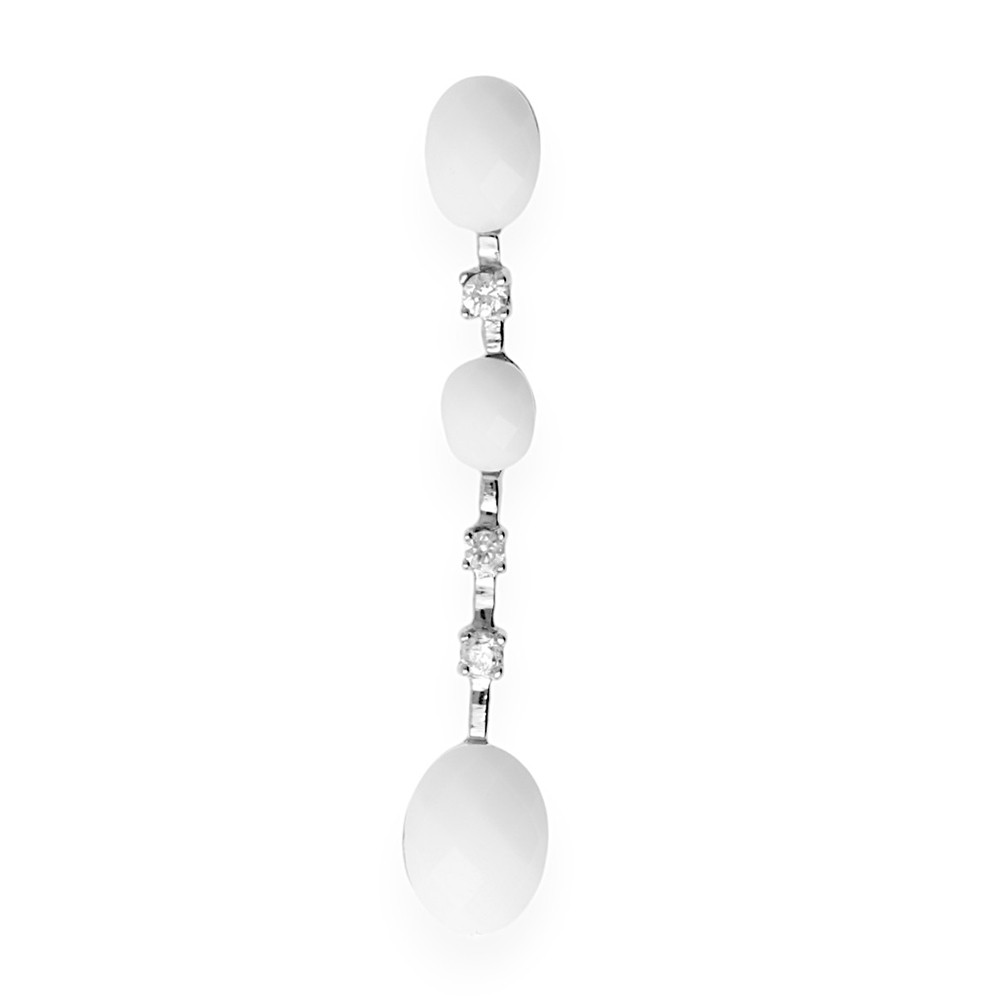 Stainless steel pendant Filantra - silver-white colour