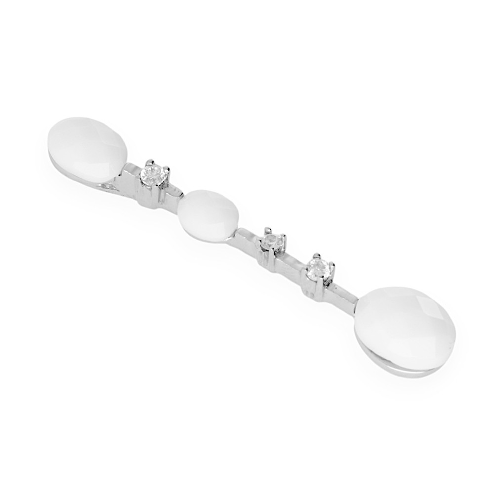 Stainless steel pendant Filantra - silver-white colour