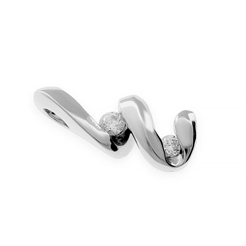 Stainless steel pendant Britney - silver colour