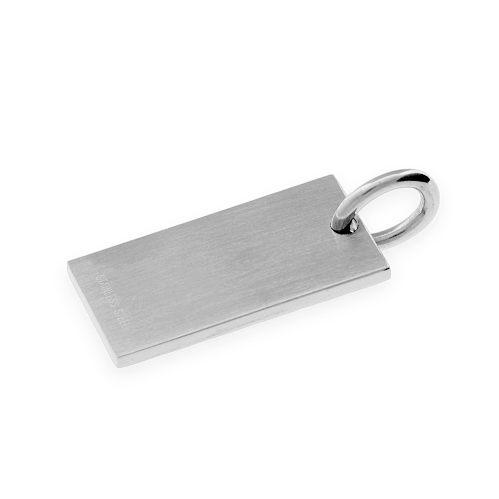 Stainless steel pendant Kiwa - silver colour