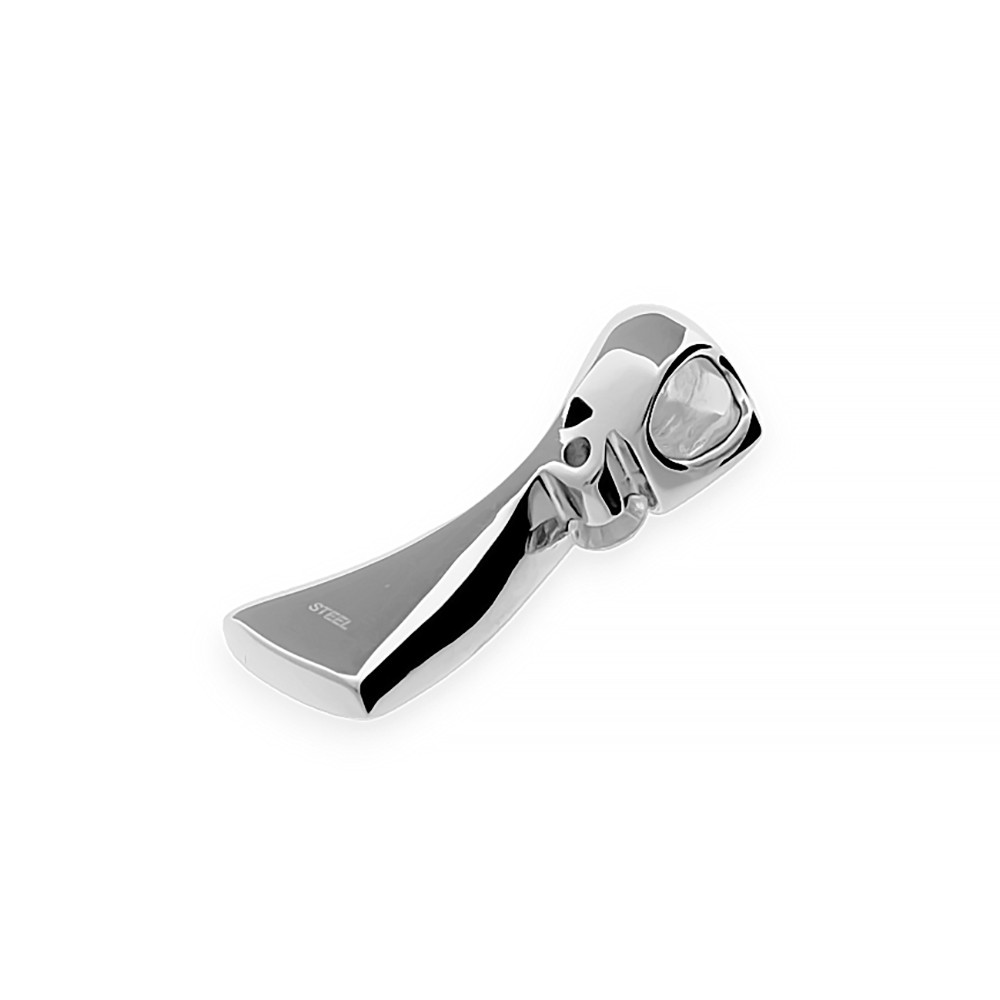 Stainless steel pendant Charlotta - silver-gold colour