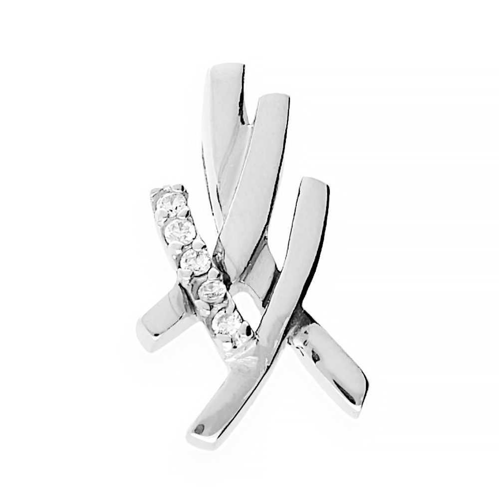 Stainless steel pendant Passion - silver colour