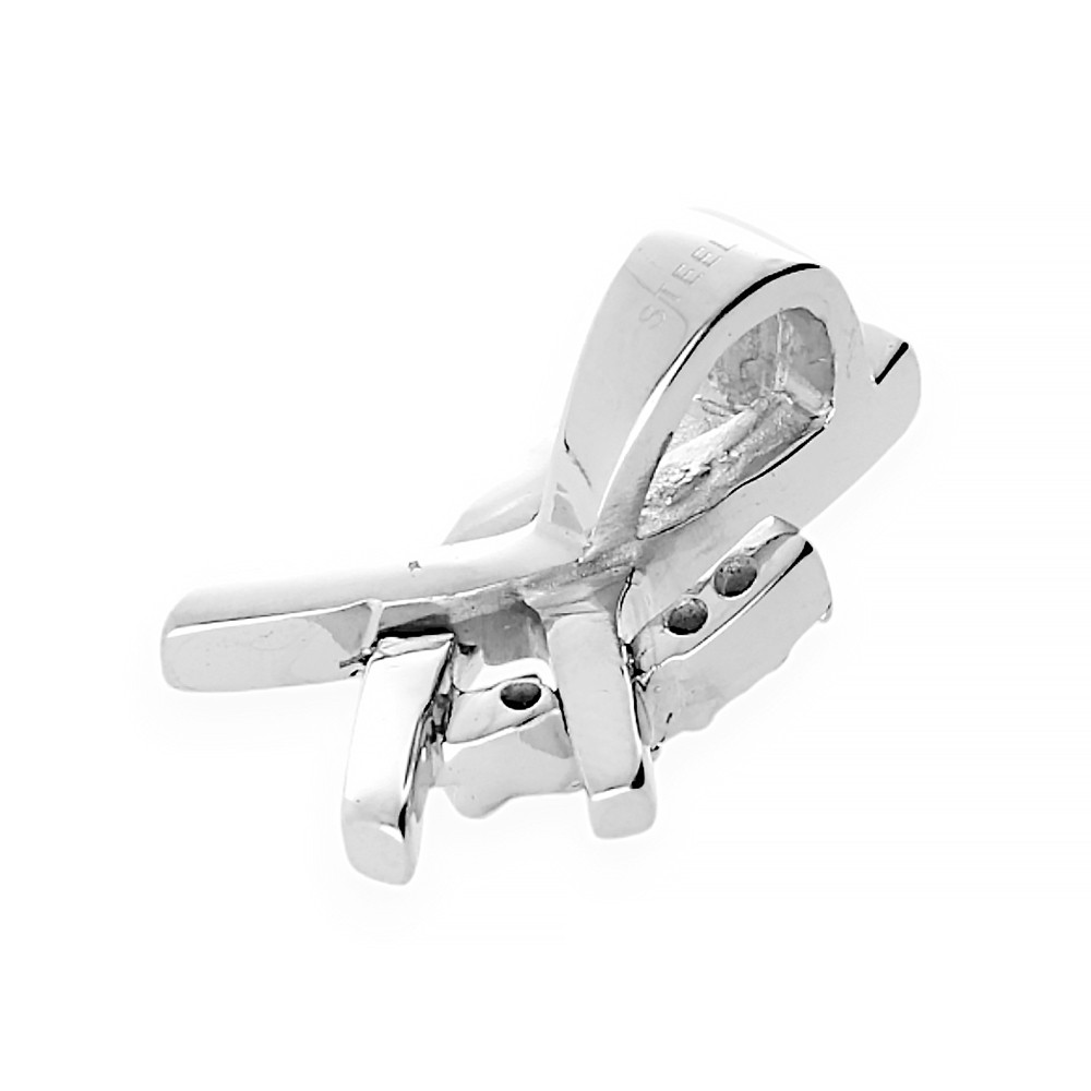 Stainless steel pendant Passion - silver colour
