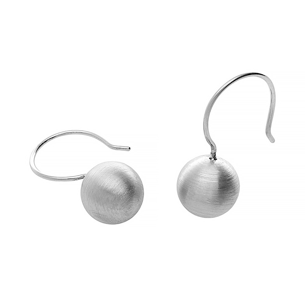 Stainless steel earrings 7470 - silver colour