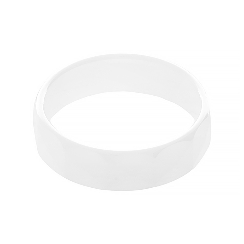 Ceramic ring 6580 (size 59-60) - white