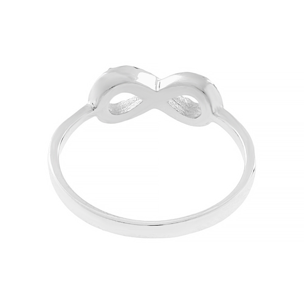 Stainless steel ring Infinity (size 54) - silver colour