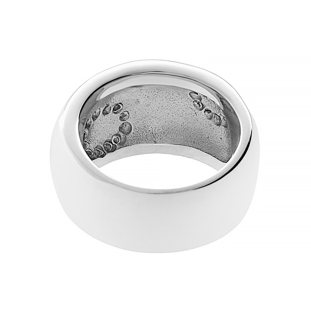Stainless steel ring Helica (size 60) - silver colour