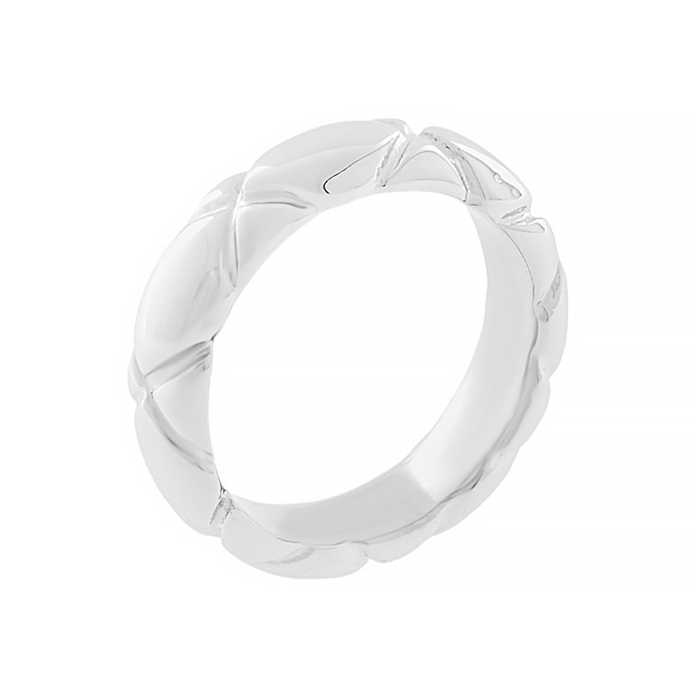 Stainless steel ring 5059 (size 50) - silver colour