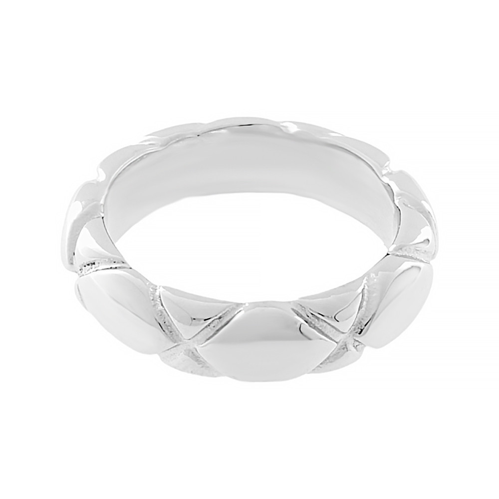 Stainless steel ring 5059 (size 65) - silver colour