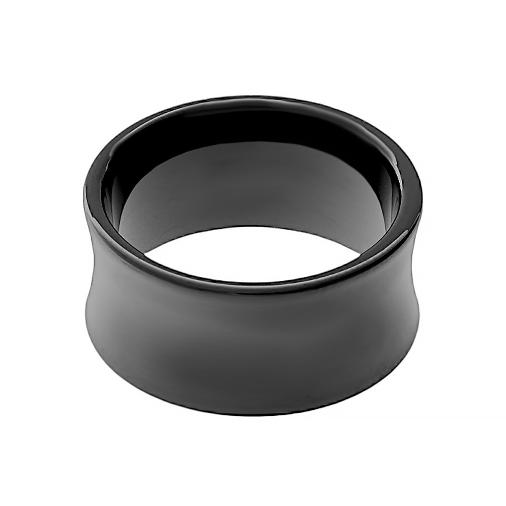 Ceramic ring 6579B (size 55) - black