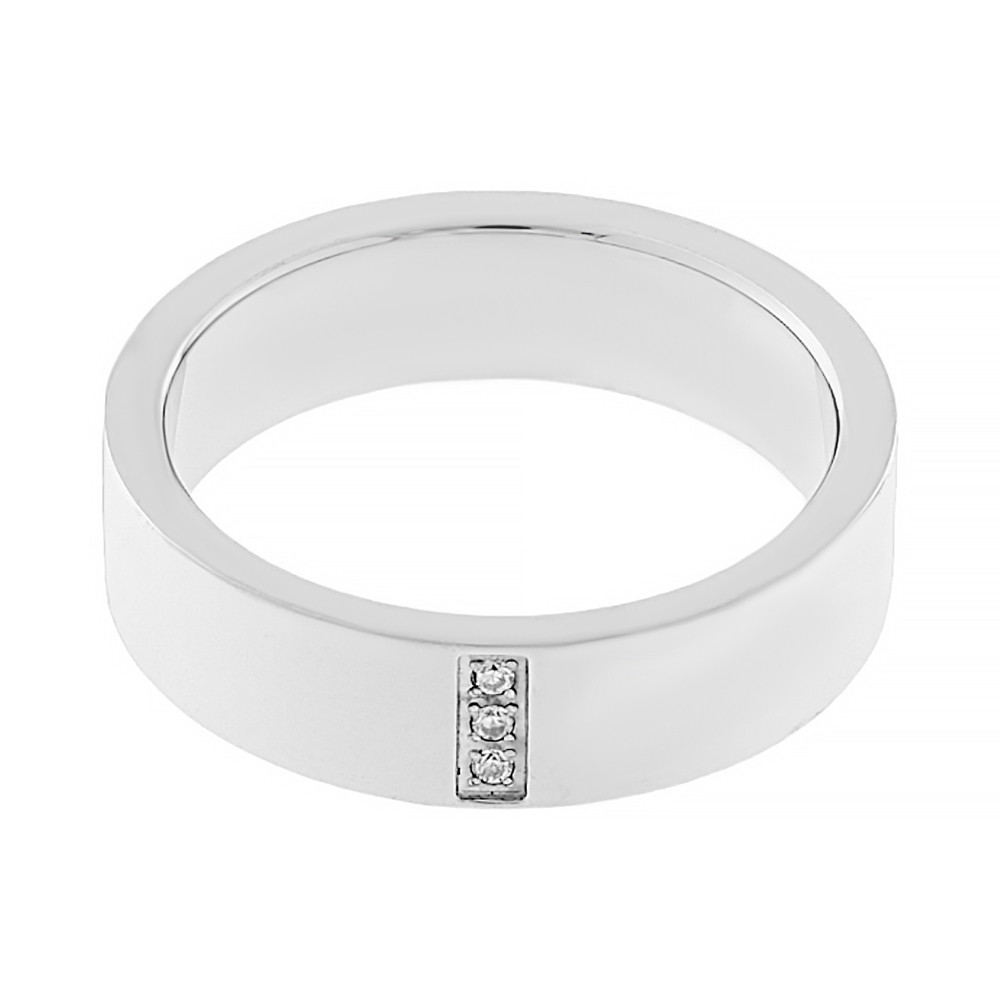 Stainless steel ring 5719 (size 61) - silver colour