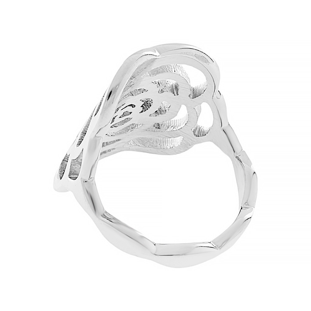 Stainless steel ring 6261 (size 52) - silver colour