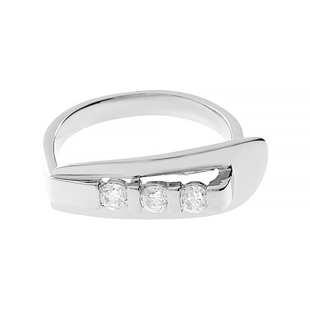 Stainless steel ring 5326 (size 53) - silver colour