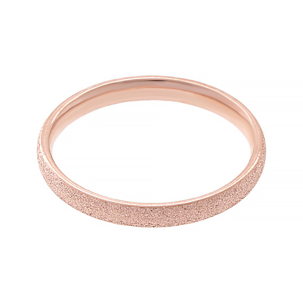 Stainless steel ring 6810 (size 57) - rose gold colour