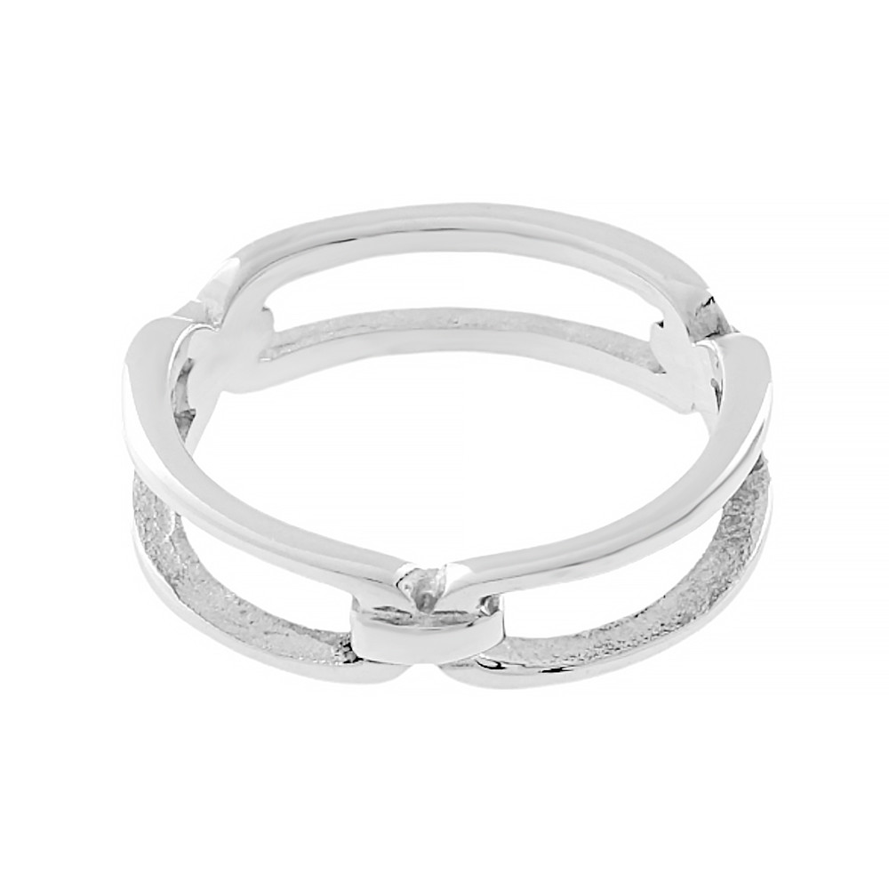Stainless steel ring 5389 (size 52) - silver colour