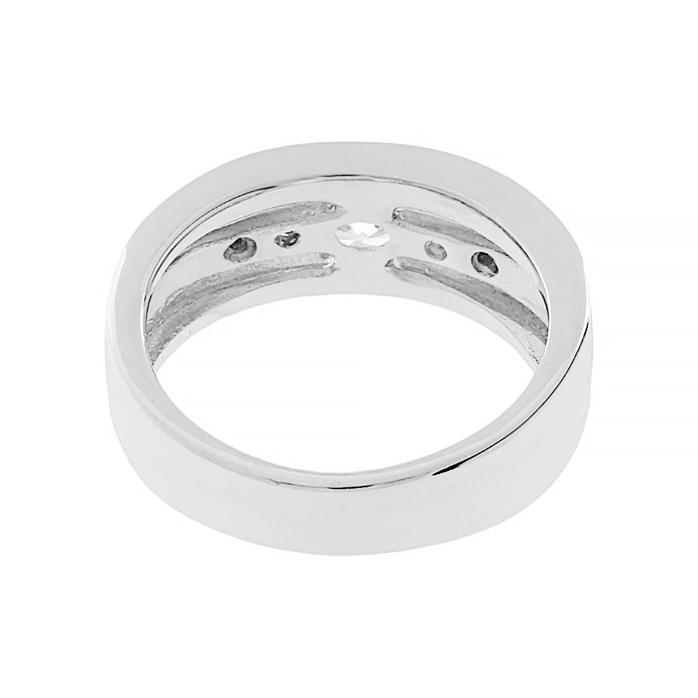 Stainless steel ring 5071 (size 53) - silver colour