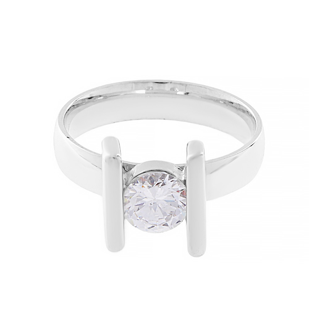 Stainless steel ring 6779 (size 57) - silver colour