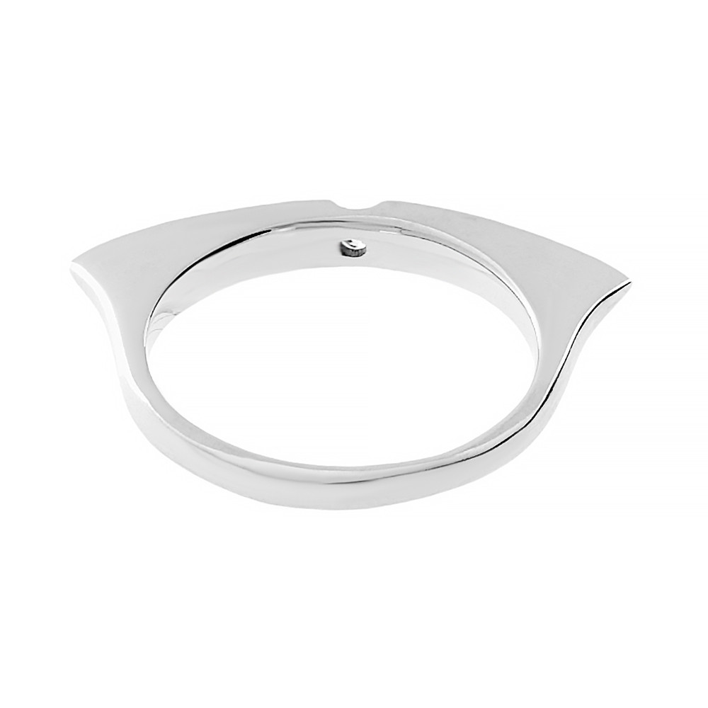 Stainless steel ring 5060 (size 58) - silver colour