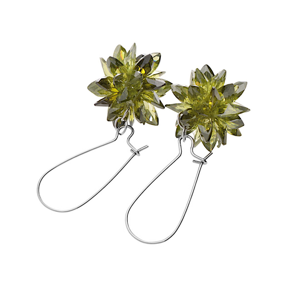 Stainless steel earrings 6475 - yellow