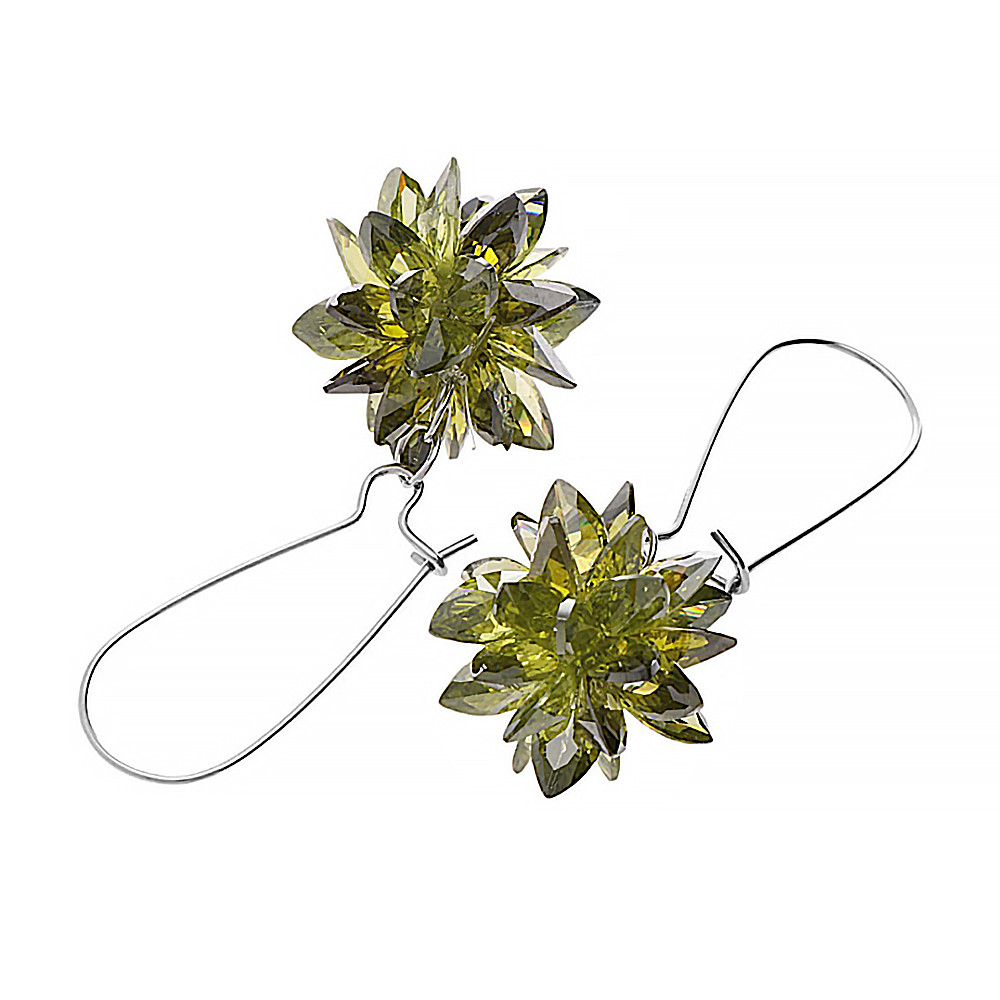 Stainless steel earrings 6475 - yellow