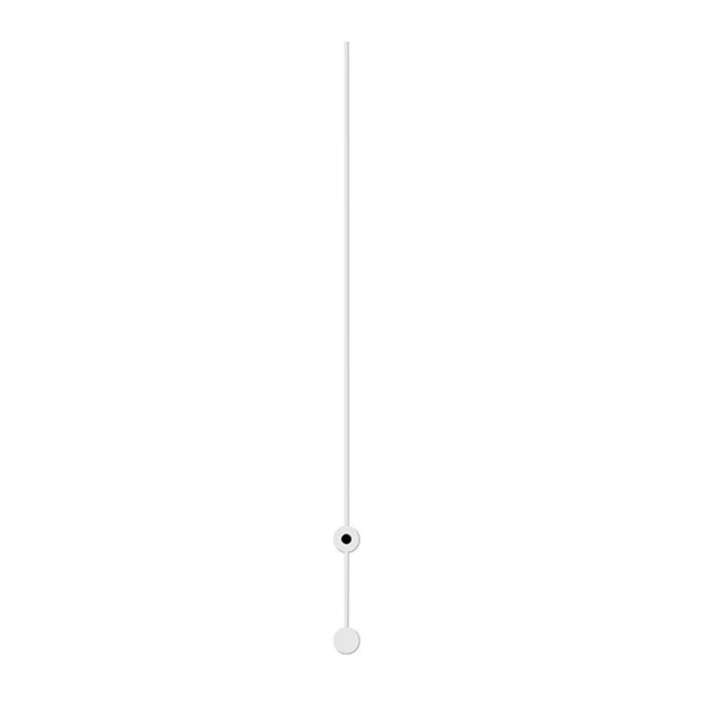 Sekundová ručička 110 mm - biela