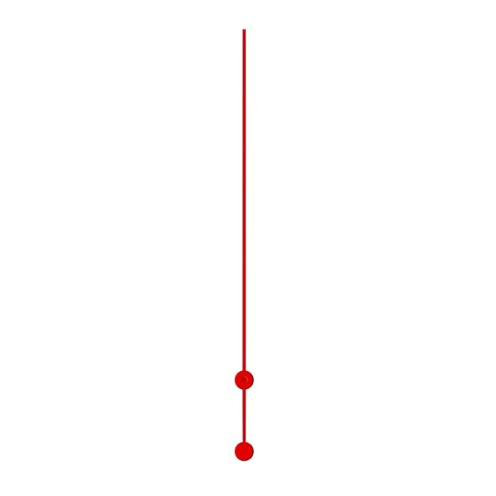 Másodperc mutató 110 mm - piros