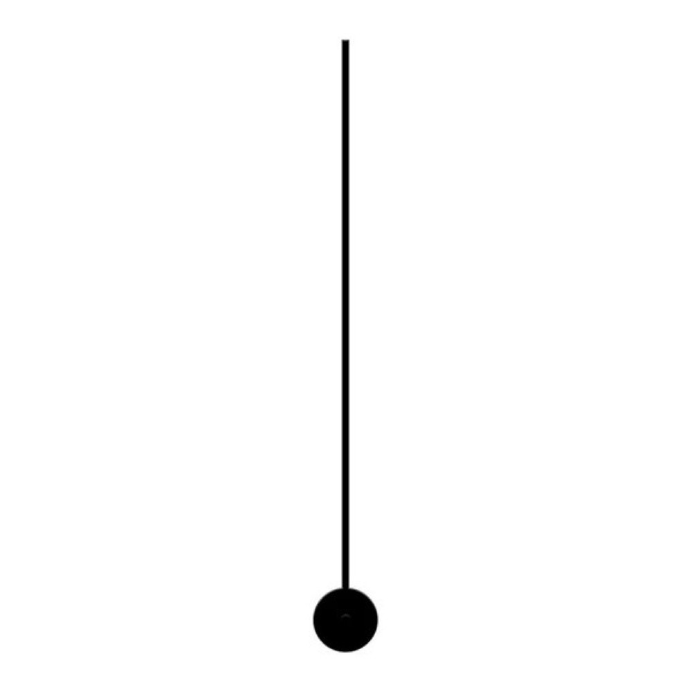 Sekundová ručička 107 mm - černá
