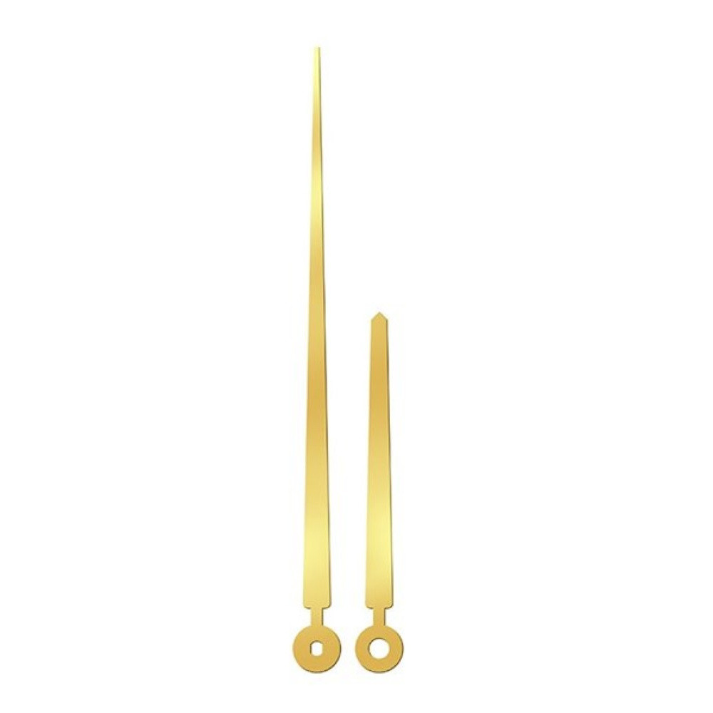 Kovové hodinové ručičky 006860 (112 mm, 80 mm) - zlaté