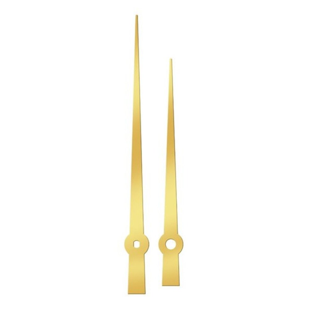 Kovové hodinové ručičky 000840 (110 mm, 90 mm) - zlaté