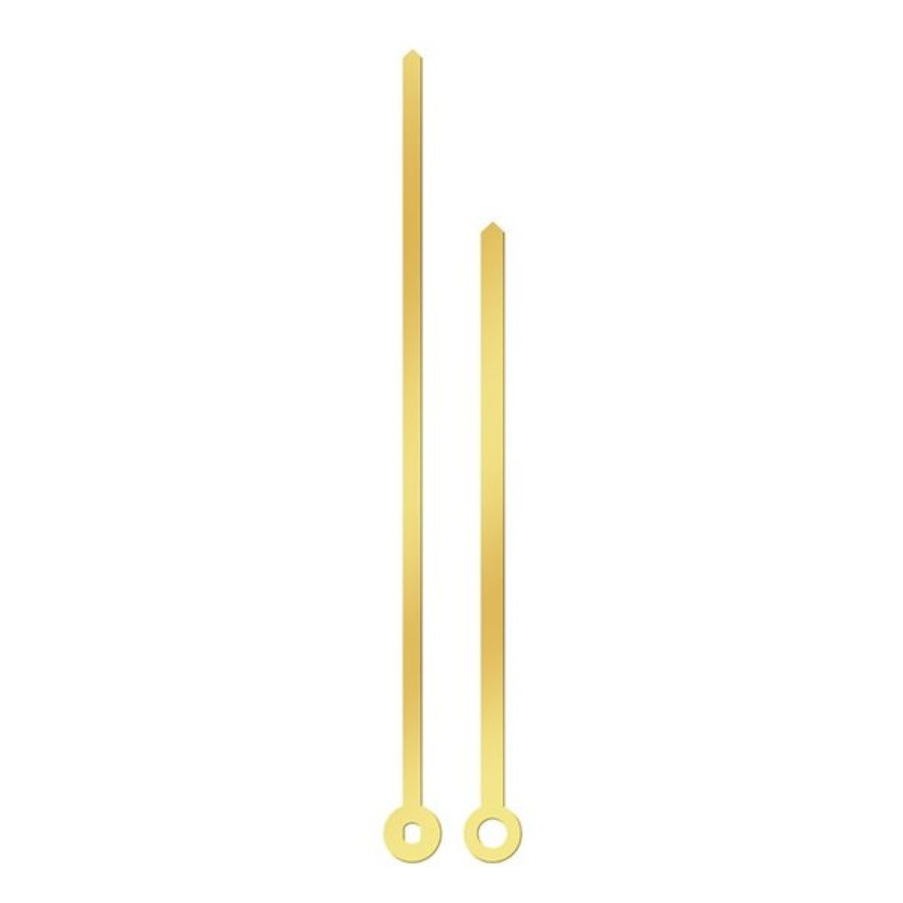 Kovové hodinové ručičky 001586 (134 mm, 105 mm) - zlaté
