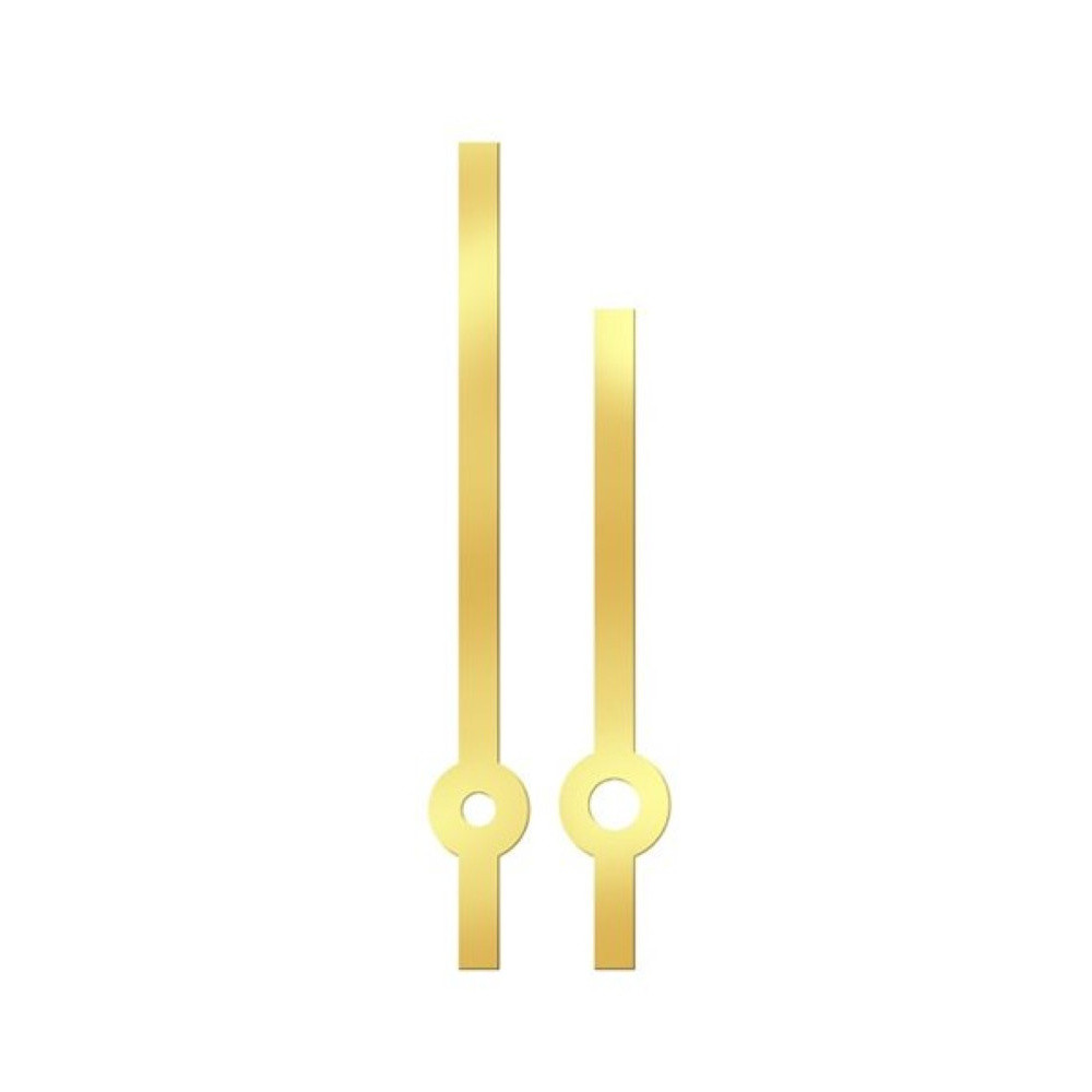 Kovové hodinové ručičky 001222 (66 mm, 49 mm) - zlaté