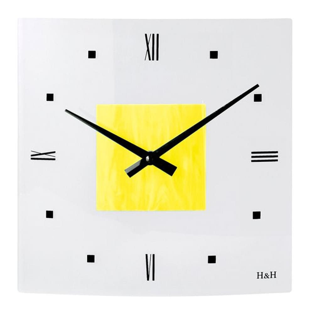 H&H Quadrat - weiß-gelb