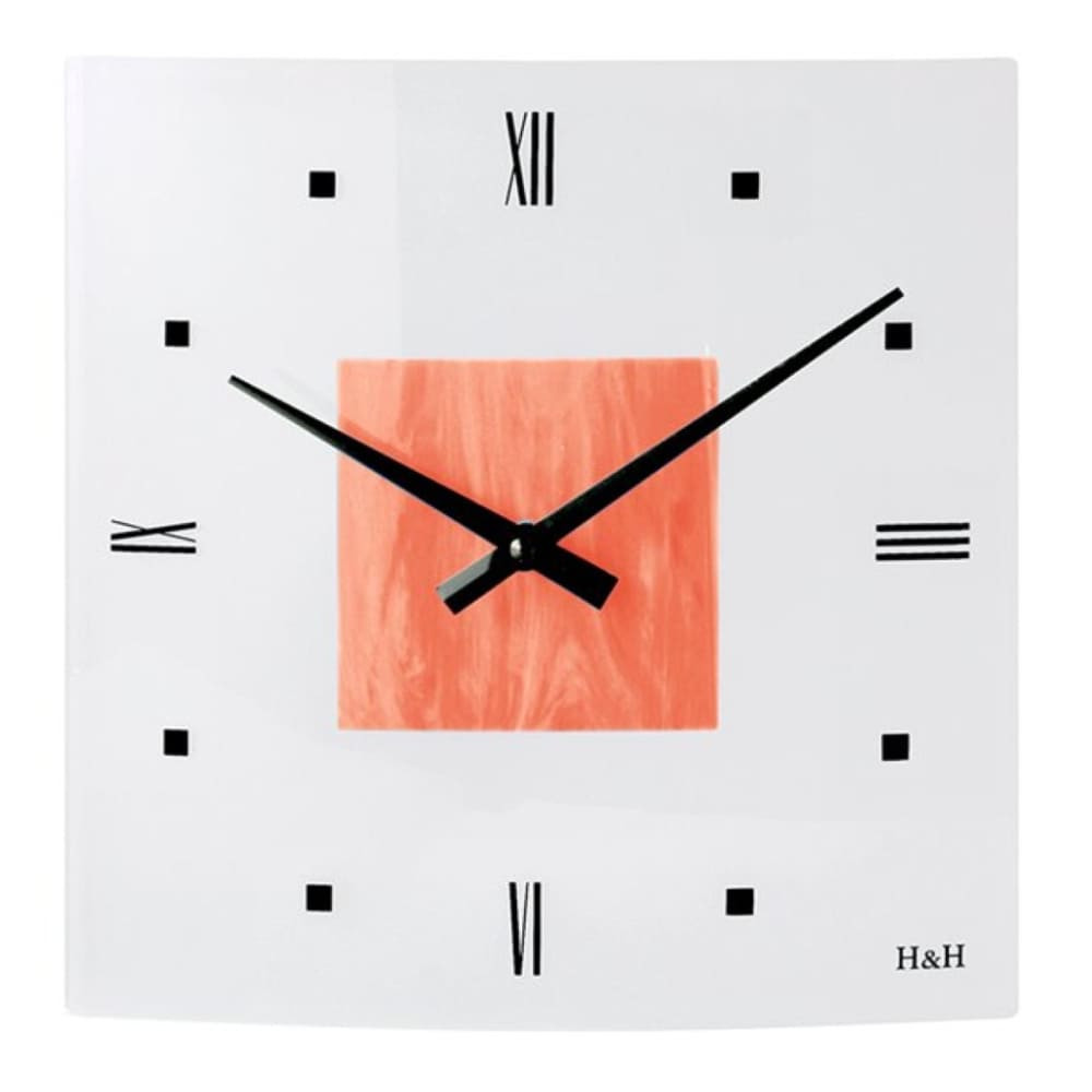 H&H Quadrat - weiß-rot