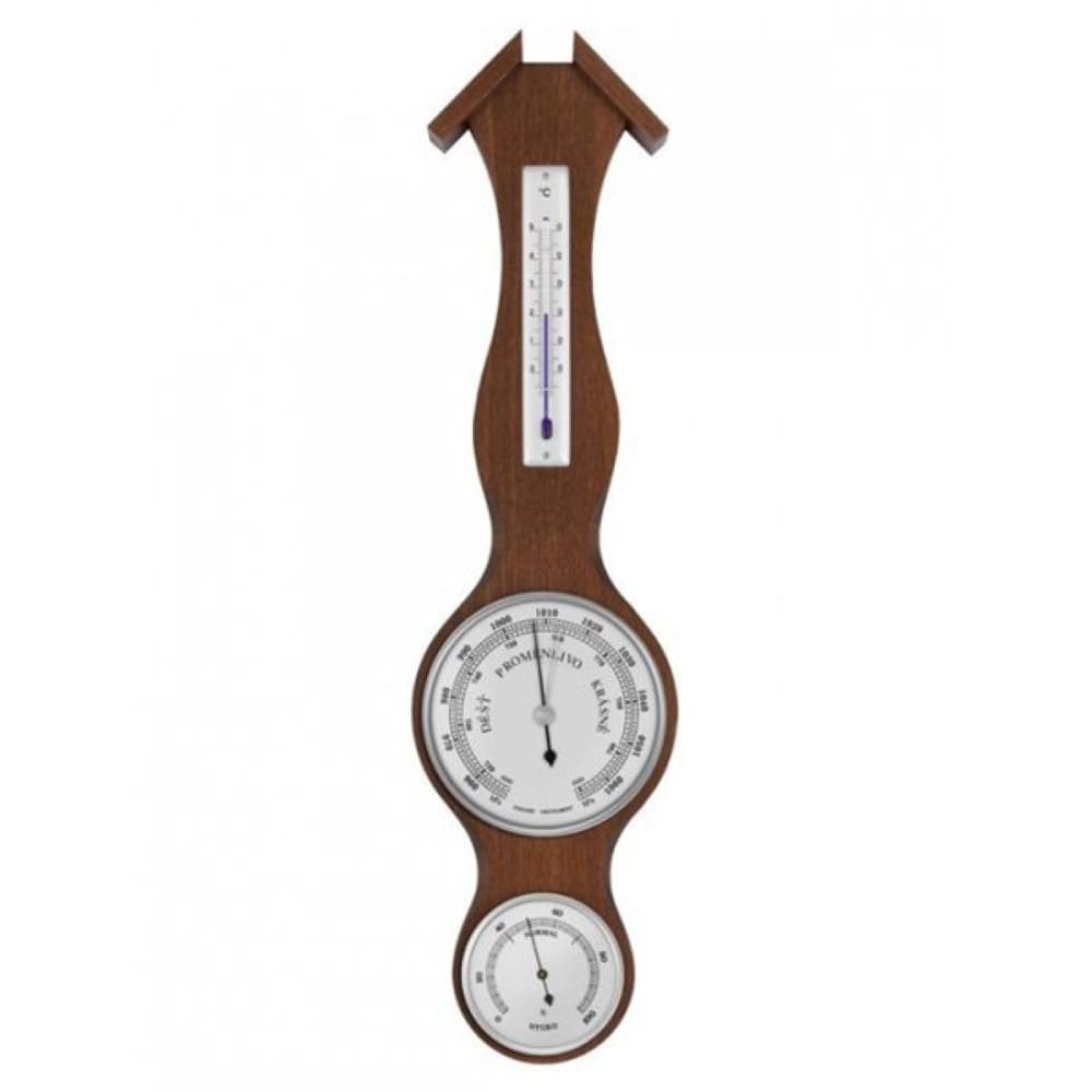 Barometer 8003 mit Thermometer und Hygrometer - silber