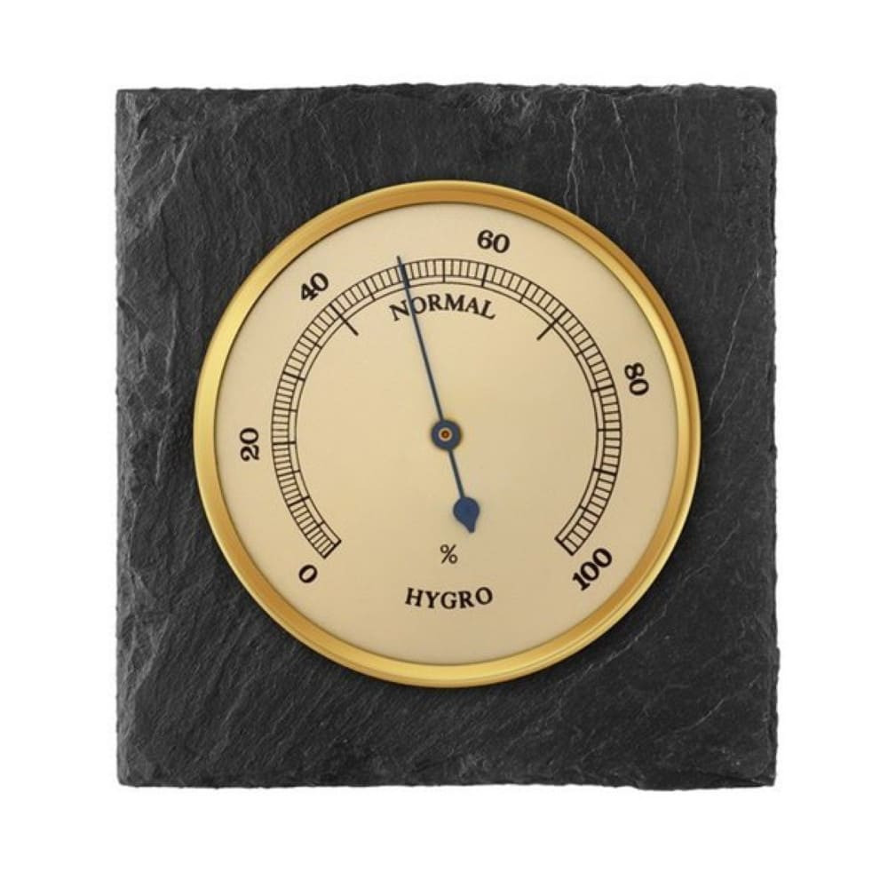 Hygrometer 8083 in Slate Case - grey-gold