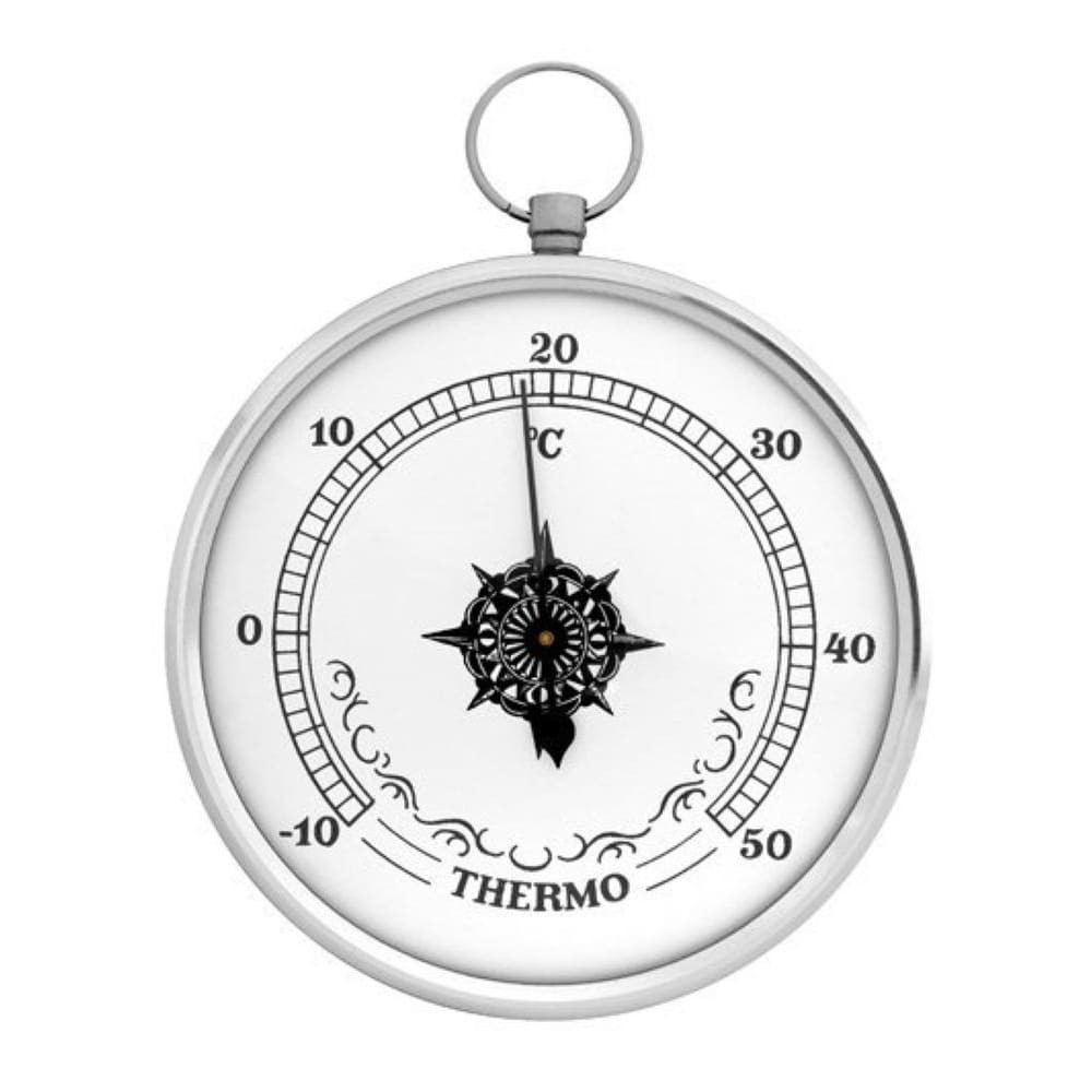 Raumthermometer Tocantis - schwarz-silber