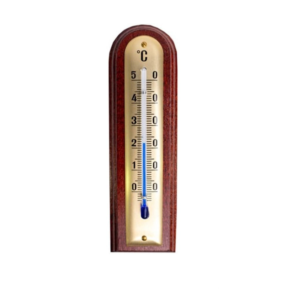 Raumthermometer aus Holz - braun