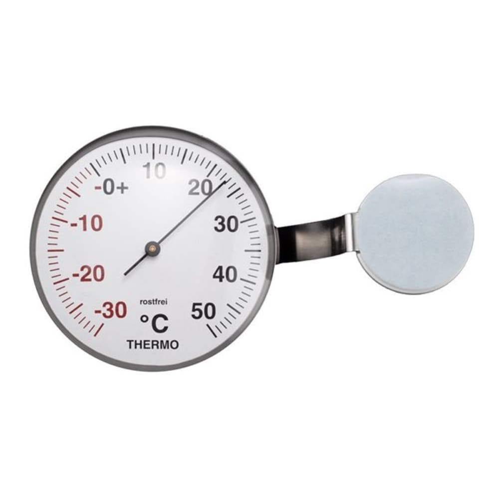 Außenthermometer zum Aufkleben Dauga - silber
