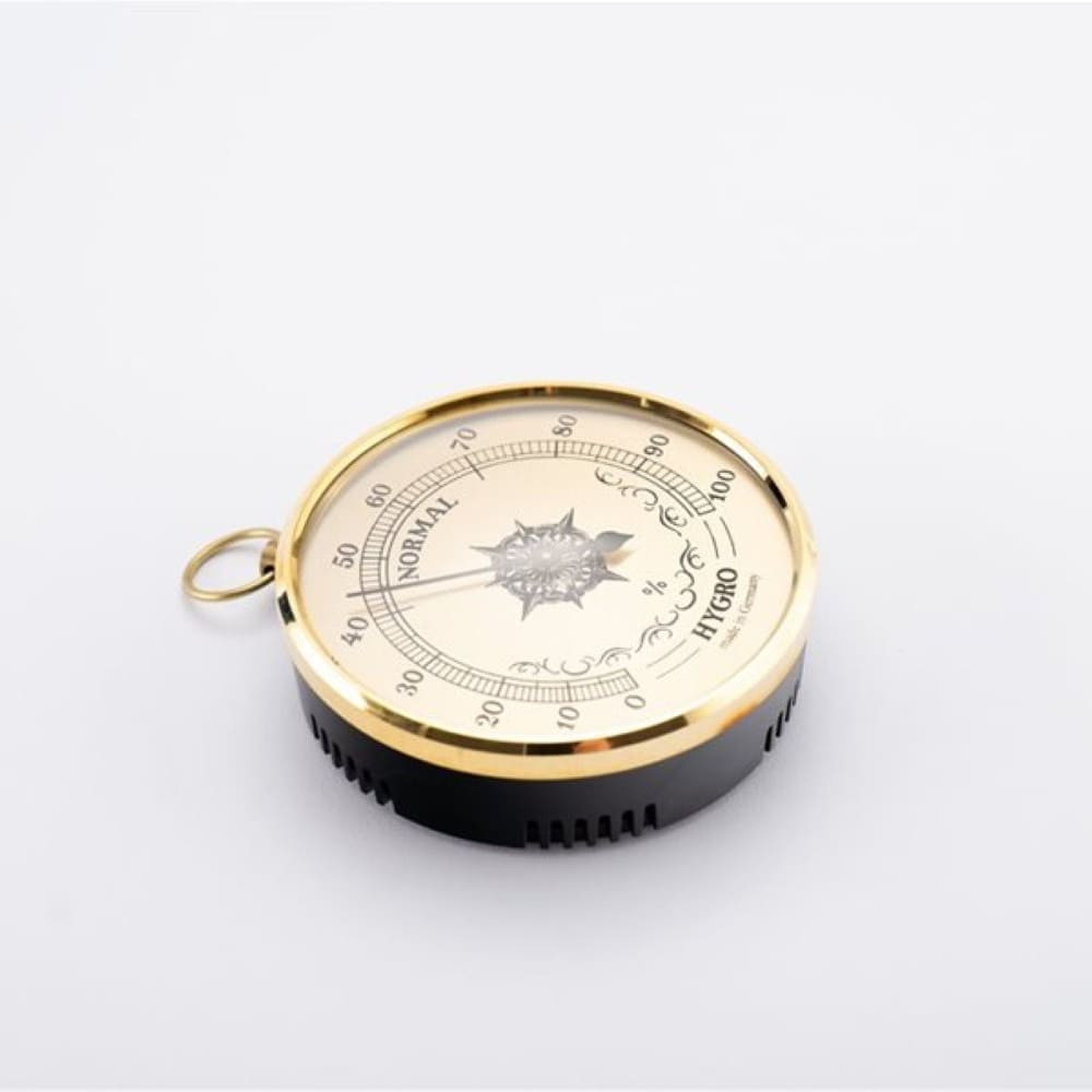 Indoor plastic hygrometer Loppo - black-gold