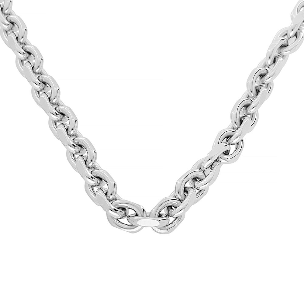 Stainless steel necklace 7131-45 - silver colour