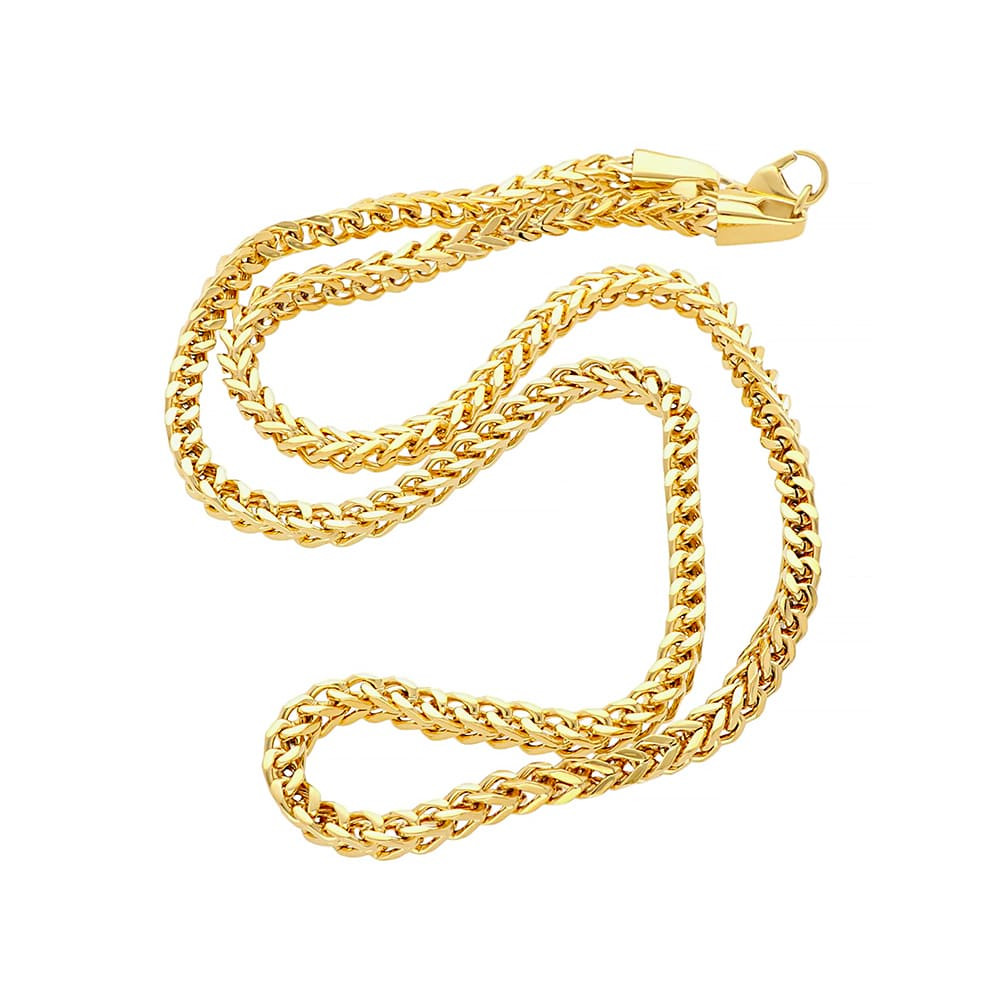 Stainless steel chain 6428 - gold colour