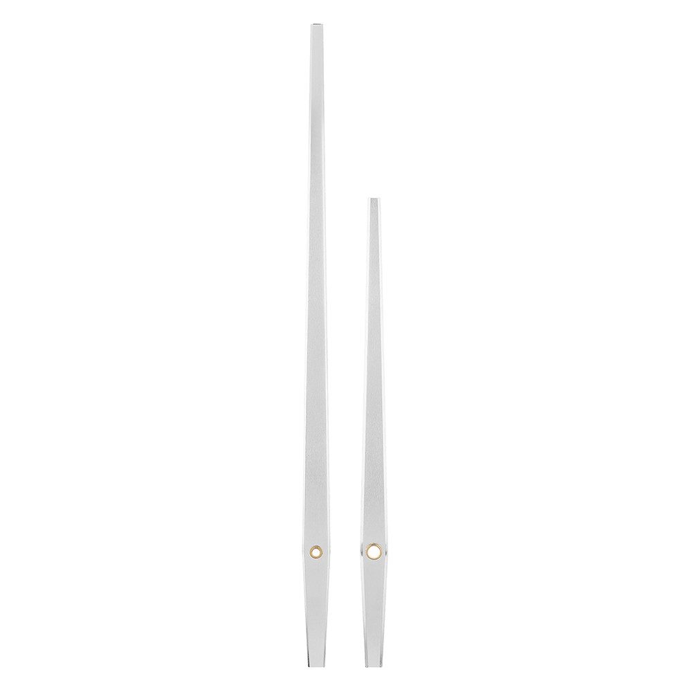 Kovové hodinové ručičky B46 (229 mm, 152 mm) - černé