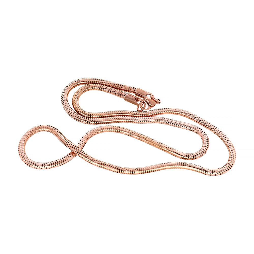 Stainless steel chain 7977 - rose gold colour