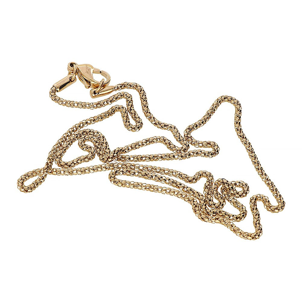 Stainless steel chain 7968 (60 cm) - gold colour